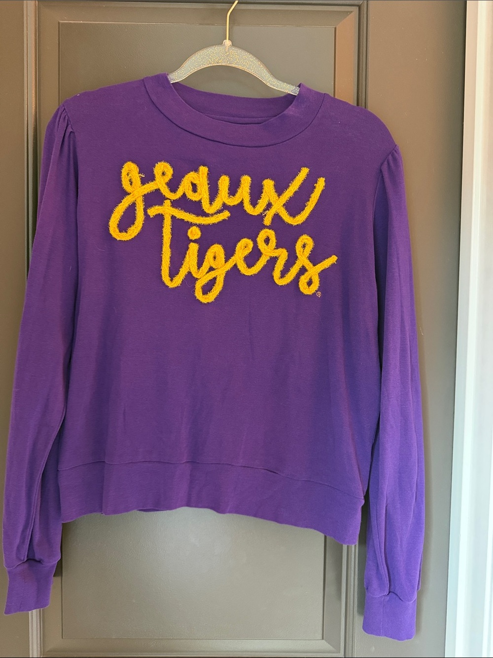 Simons LSU Geaux Tigers Long sleeve top Size M